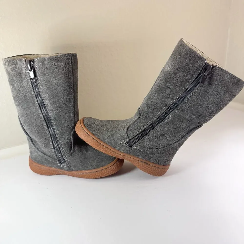 Livie & Luca Sonoma Suede Boots‎ Toddler Girl 5 Gray WORN ONCE Boho